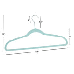 Load image into Gallery viewer, Home Basics Velvet Hanger, (Pack of 10), Sky Blue $4.00 EACH, CASE PACK OF 12
