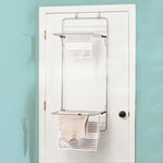 Load image into Gallery viewer, Home Basics Steel Over the Door Towel Dryer Rack, Grey $20.00 EACH, CASE PACK OF 6
