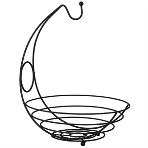 Home Basics Wire Collection Fruit Bowl with Banana Tree, Black $6.00 EACH, CASE PACK OF 12