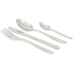 Load image into Gallery viewer, Home Basics Kinsley 16 Piece Stainless Steel Flatware Set, Silver $8.00 EACH, CASE PACK OF 12
