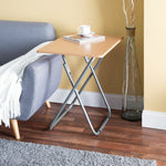 Load image into Gallery viewer, Home Basics Jumbo Multi-Purpose Foldable Table, Natural $20.00 EACH, CASE PACK OF 4
