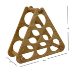 Load image into Gallery viewer, Home Basics 6 Slot Bamboo Wine Rack, Natural $15 EACH, CASE PACK OF 6
