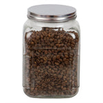 Load image into Gallery viewer, Home Basics Province 2.7 Lt Glass Canister with Metal Lid
 $4.00 EACH, CASE PACK OF 6
