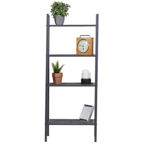 Home Basics Medium 4 Tier Metal Rack, (24” x 14” x 58), Grey $50.00 EACH, CASE PACK OF 1