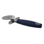Load image into Gallery viewer, Home Basics Meridian Stainless Steel Pizza Cutter, Indigo $3.00 EACH, CASE PACK OF 24
