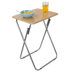 Load image into Gallery viewer, Home Basics Multi-Purpose Foldable Table, Natural $15.00 EACH, CASE PACK OF 6
