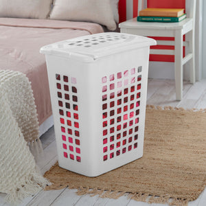 Sterilite Rectangular LiftTop Laundry Hamper $15.00 EACH, CASE PACK OF 4