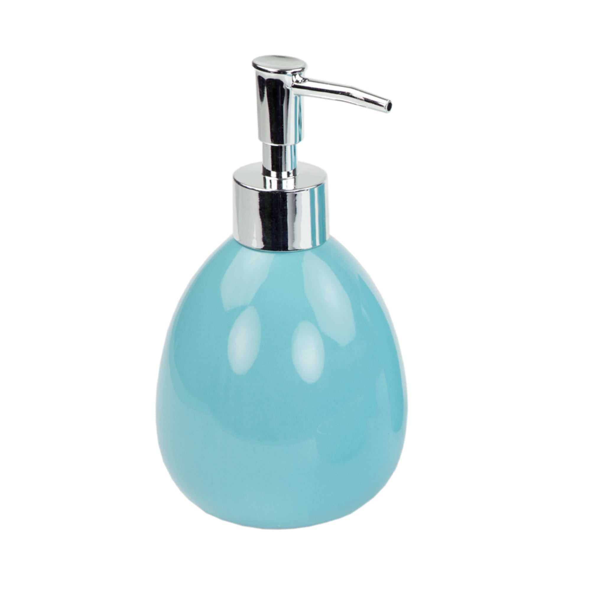Home Basics 4 Piece Bath Accessory Set, Turquoise $10.00 EACH, CASE PACK OF 12