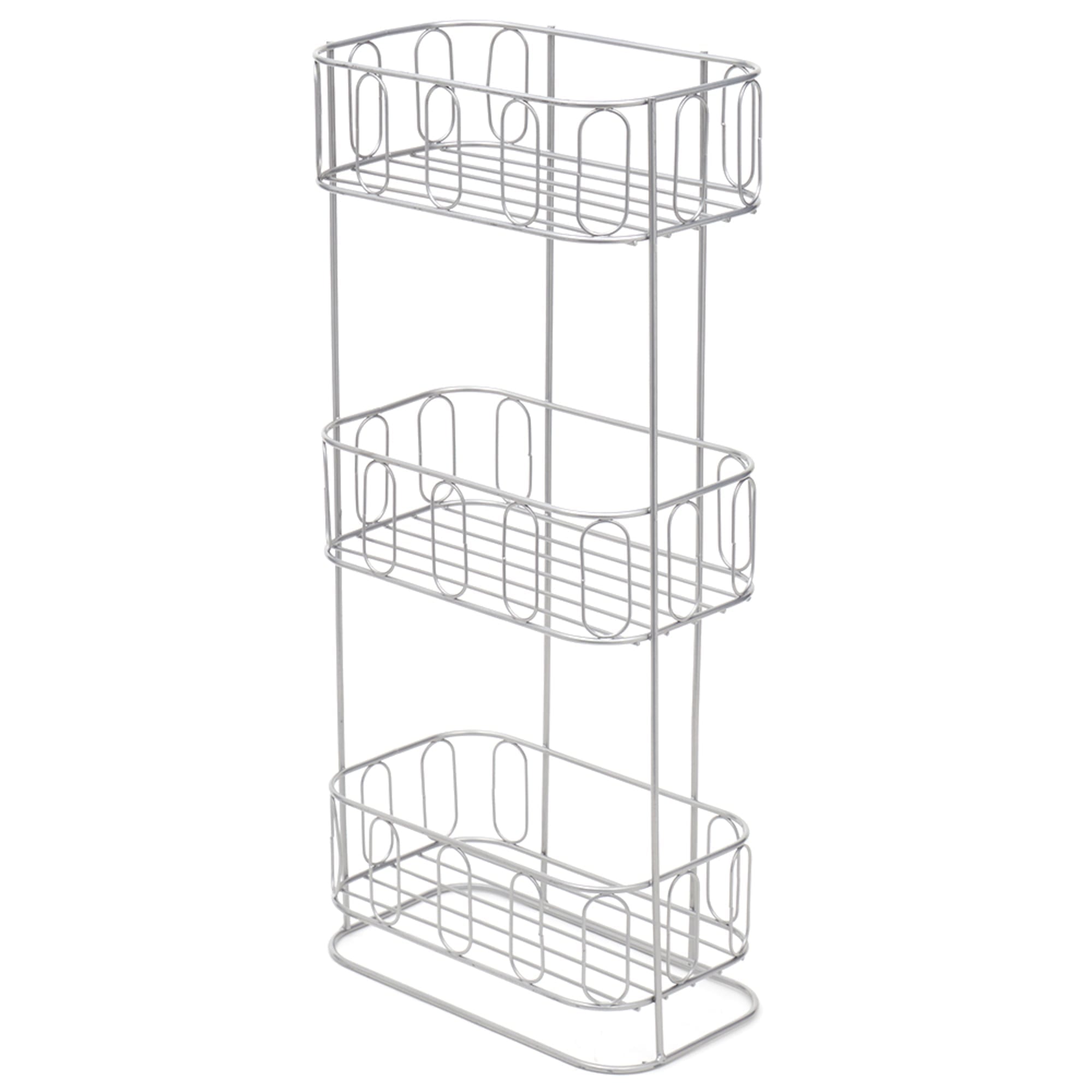Home Basics Unity 3 Tier Spa Tower, Silver $15 EACH, CASE PACK OF 4