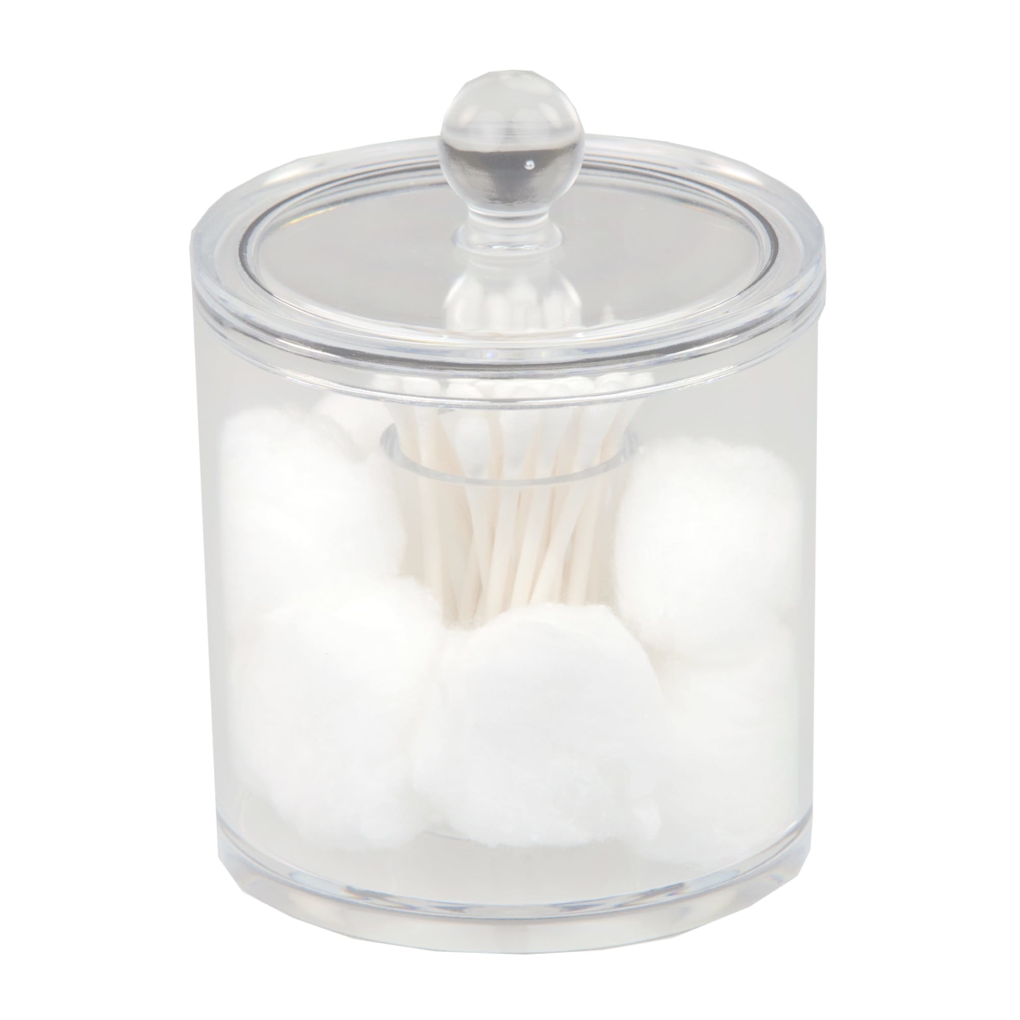 Home Basics Cotton Ball and Swab Organizer $2.50 EACH, CASE PACK OF 12