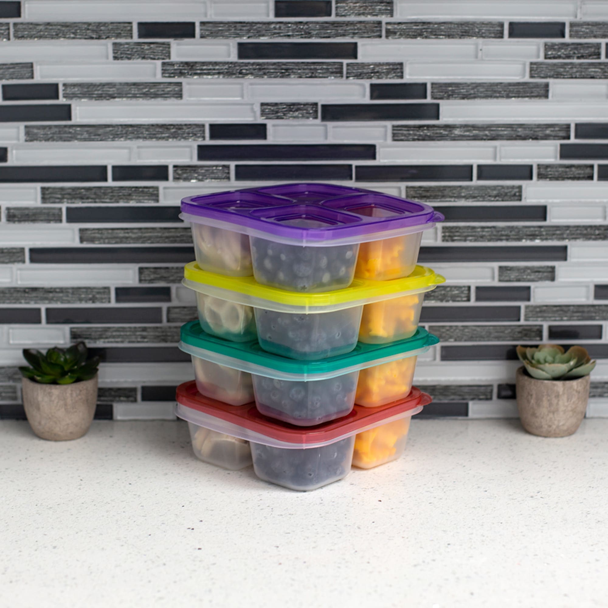 Stackable Plastic Storage Containers