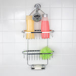 Load image into Gallery viewer, Home Basics Chrome Plated Steel Shower Caddy $10.00 EACH, CASE PACK OF 12
