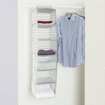 Load image into Gallery viewer, Home Basics Chevron 6 Shelf Closet Organizer $6 EACH, CASE PACK OF 1
