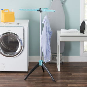 Home Basics Collapsible Tripod Clothes Drying Rack, Blue $20.00 EACH, CASE PACK OF 6