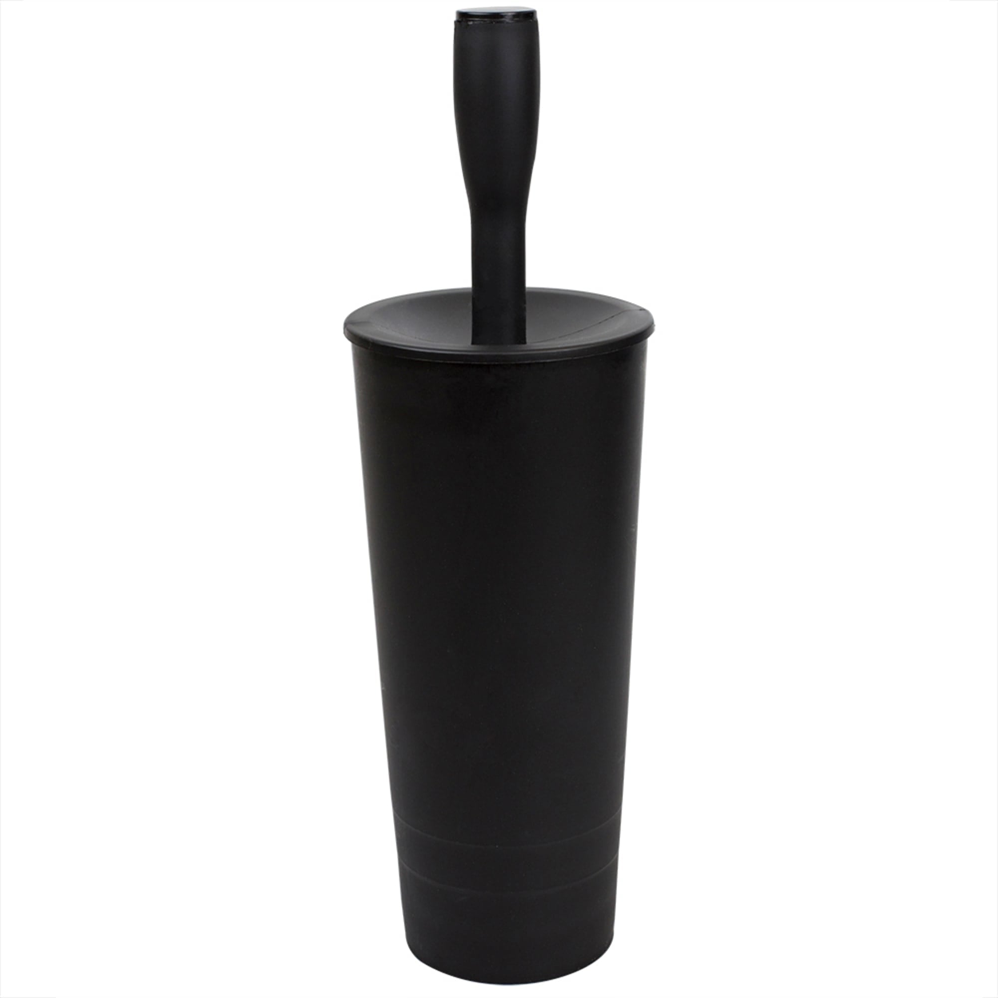 Home Basics Plastic Toilet Brush Holder, Black $6.00 EACH, CASE PACK OF 12