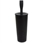 Load image into Gallery viewer, Home Basics Plastic Toilet Brush Holder, Black $6.00 EACH, CASE PACK OF 12
