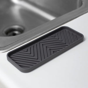 Rubbermaid Antimicrobial Sink Protector Mat - Black