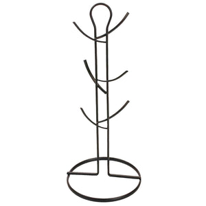 Home Basics Wire Collection 6 Hook Mug Tree, Black $5.00 EACH, CASE PACK OF 12