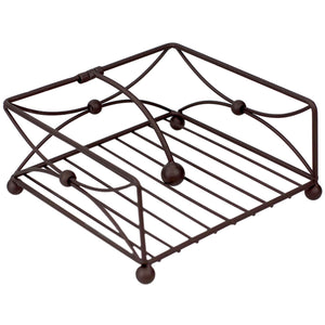 Home Basics Arbor Collection Flat Napkin Holder with Weighted Pivoting Arm, Oil Rubbed Bronze $5.00 EACH, CASE PACK OF 12