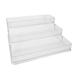Load image into Gallery viewer, Home Basics 3 Tier Plastic Spice Rack, Clear $4.00 EACH, CASE PACK OF 12
