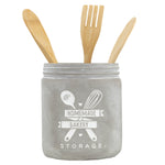 Load image into Gallery viewer, Home Basics Home Made Storage Ceramic Utensil Crock $10.00 EACH, CASE PACK OF 6
