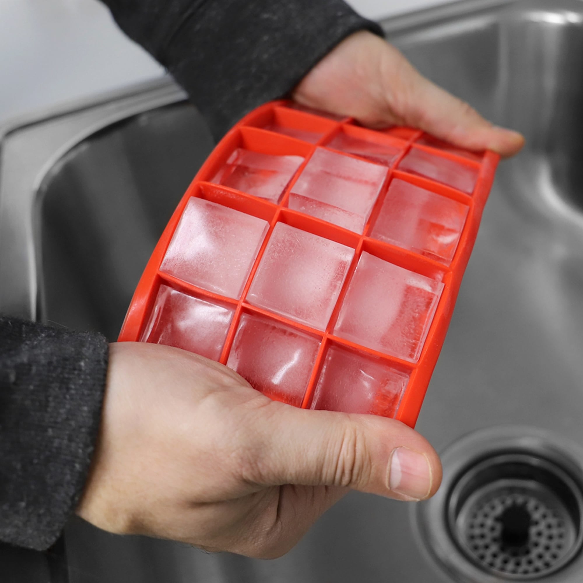 Home Basics Silicone Ice Cube Tray $3.00 EACH, CASE PACK OF 48