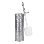 Load image into Gallery viewer, Home Basics Hammered Stainless Steel Toilet Brush Holder $6.00 EACH, CASE PACK OF 12

