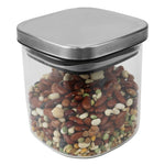 Load image into Gallery viewer, Michael Graves Design Small 27 Ounce Square Borosilicate Glass Canister with Stainless Steel Top $4 EACH, CASE PACK OF 12
