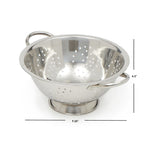 Load image into Gallery viewer, Home Basics 3 QT Metal Deep Colander $3.00 EACH, CASE PACK OF 12
