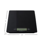 Load image into Gallery viewer, Home Basics Multi-Functional Sleek Glass Digital Food Scale, Black $10.00 EACH, CASE PACK OF 12
