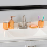 Load image into Gallery viewer, Home Basics 4 Piece Ceramic Bath Accessory Set, Copper $15.00 EACH, CASE PACK OF 12
