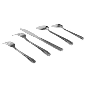 Home Basics Empire 20 Piece Flatware Set, Silver $8.00 EACH, CASE PACK OF 12