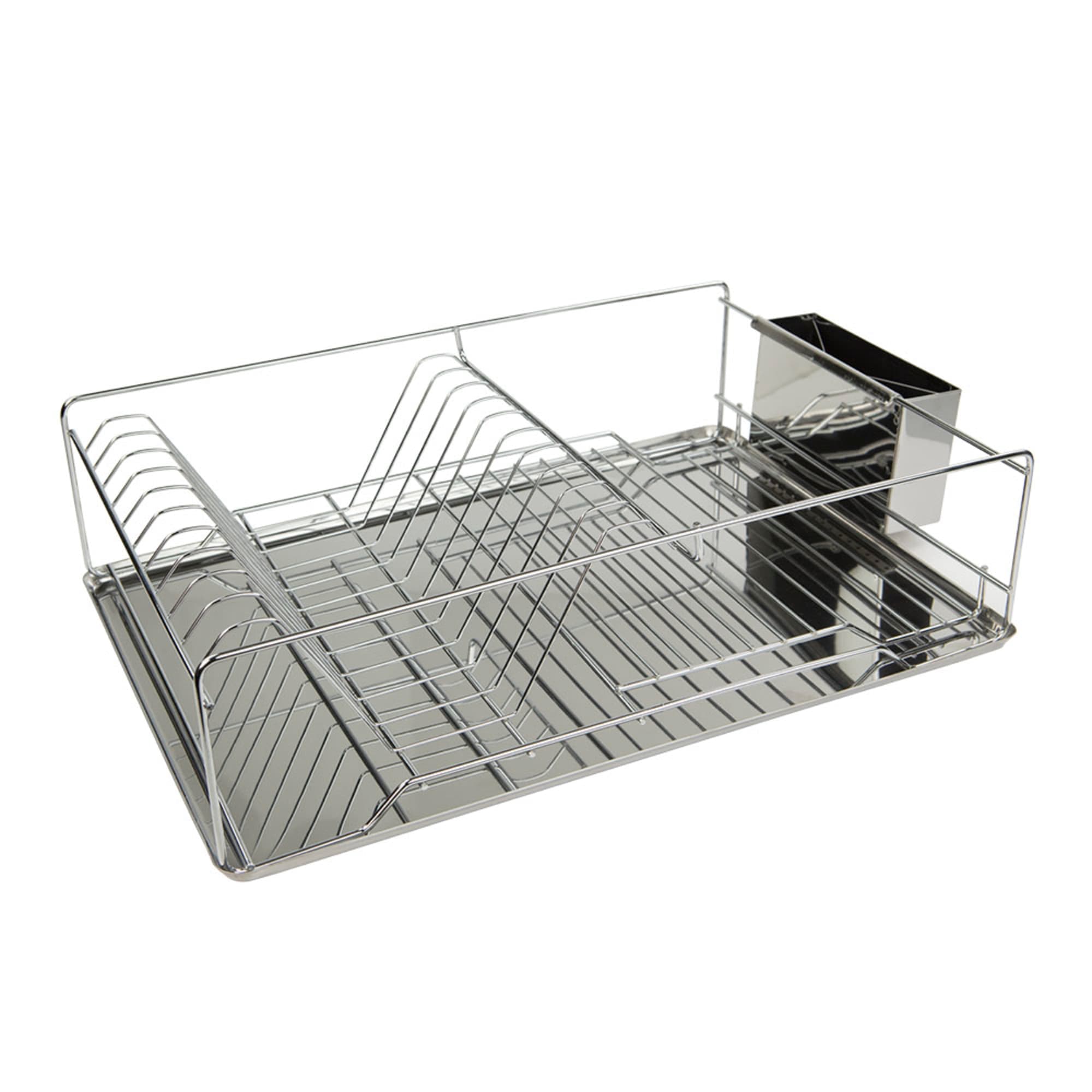 Home Basics Chrome Plated Steel Dish Rack with Tray $25.00 EACH, CASE PACK OF 6