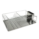 Load image into Gallery viewer, Home Basics Chrome Plated Steel Dish Rack with Tray $25.00 EACH, CASE PACK OF 6

