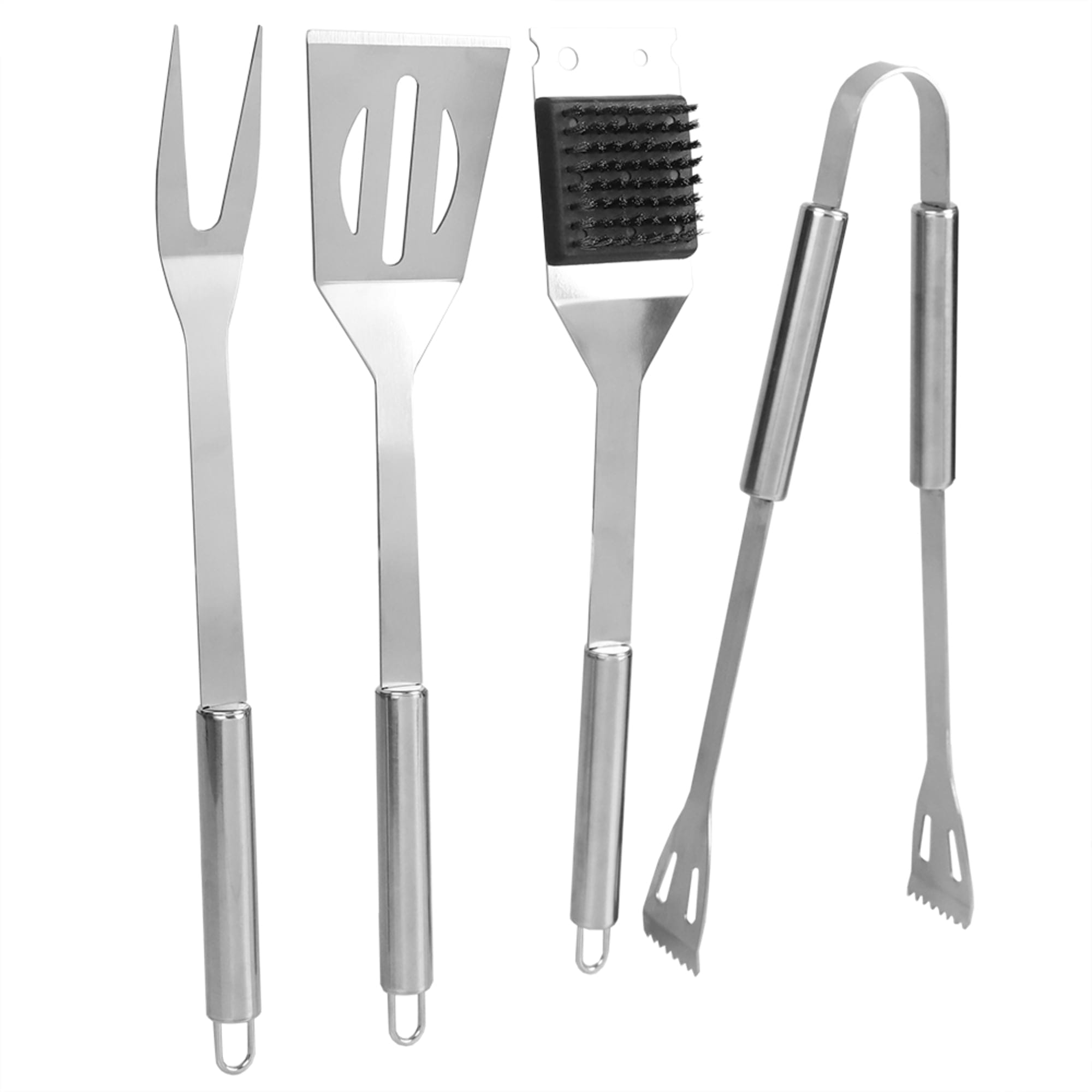 Stainless Steel 4 piece BBQ Tool Set with box