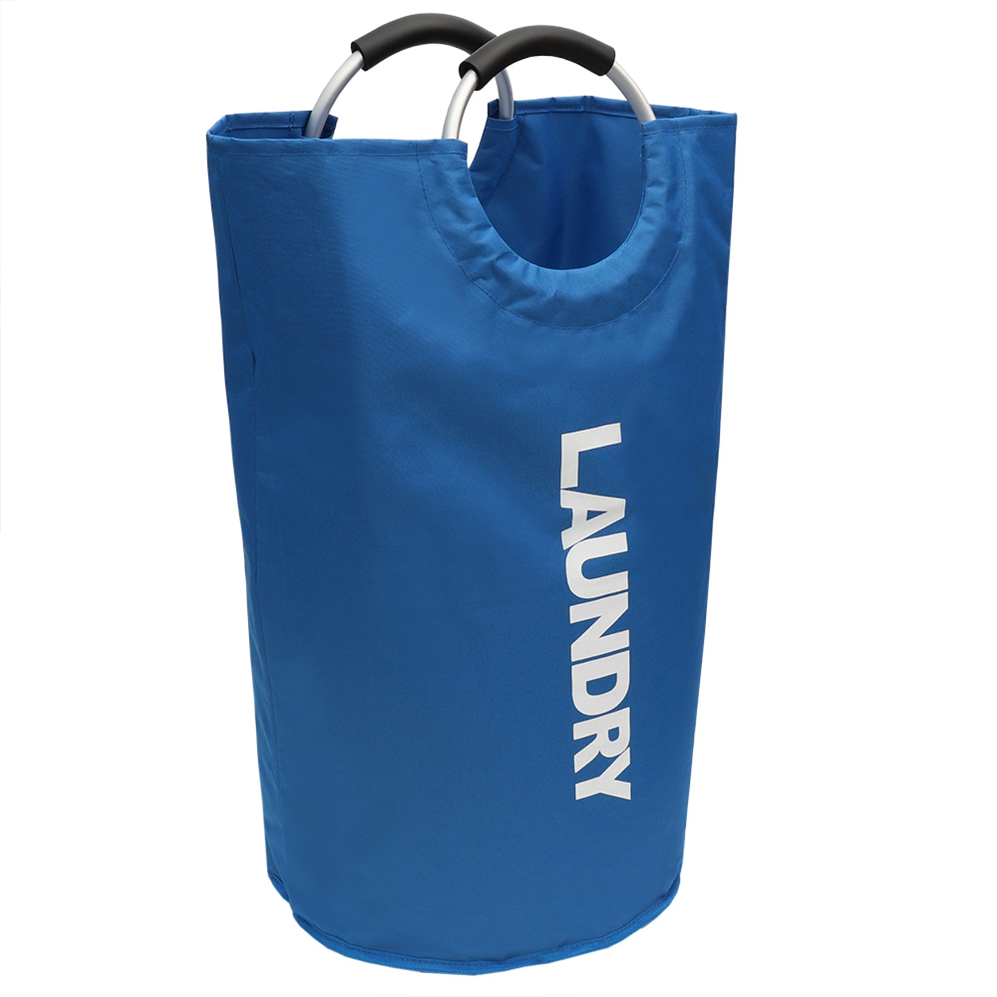 Home Basics Laundry Bag with Soft Grip Handle, Blue $12.00 EACH, CASE PACK OF 12