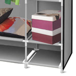 Load image into Gallery viewer, Home Basics Storage Closet with Shelving, Grey $40.00 EACH, CASE PACK OF 4
