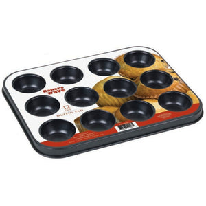 Home Basics Non-Stick 12 Cup Muffin Pan $6 EACH, CASE PACK OF 24