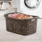 Load image into Gallery viewer, Sterilite Weave Laundry Basket / Espresso $15.00 EACH, CASE PACK OF 6
